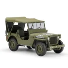 Модель автомобиля WELLY 118 Jeep 1941 Willys MB, Коллекционная серия, металлическая модель, отлитый под давлением, детские игрушки, подарок