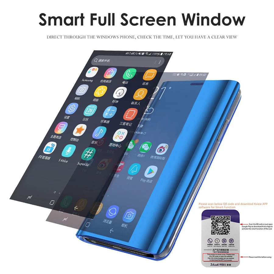 Smart Mirror Case For Xiaomi Mi Note 10 9T Pro 9 SE A2 Lite A3 Pocophone F1 Max 3 Redmi K30 8 8T 7 K20 5 6 4X 8A Cover | Мобильные