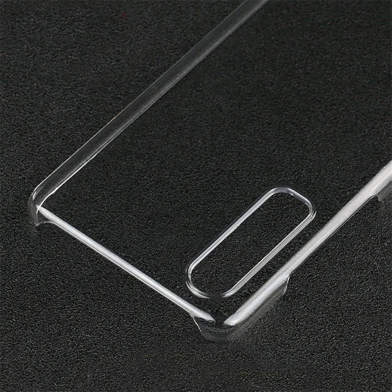 Тонкий прозрачный жесткий пластиковый чехол для Huawei P40 Lite E P30 P20 Pro P8 P10 2017 Y5 Y6 Y7 Y9 Prime
