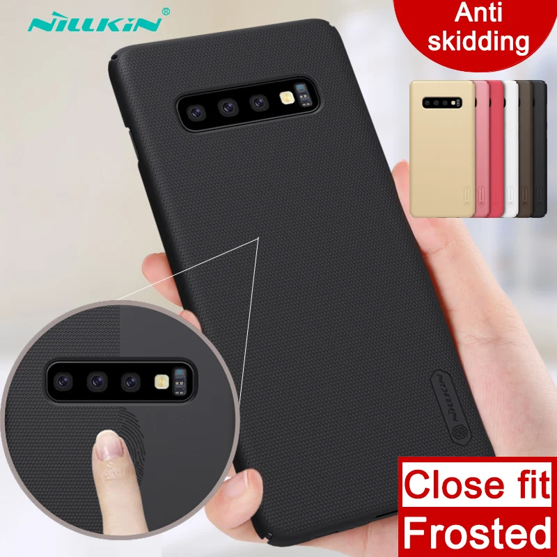 

Case for Samsung Galaxy S10/S10+ Nillkin Super Frosted Shield hard back cover case anti skidding case for galaxy s10 plus