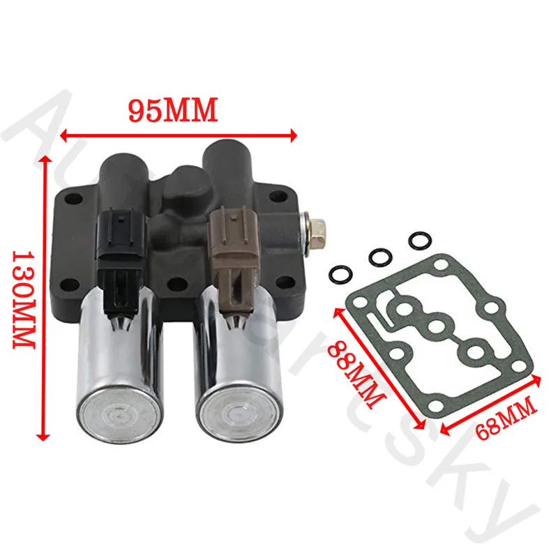 Новый соленоид двойной линейной переключения передач и прокладка для Honda Acura 2.3L