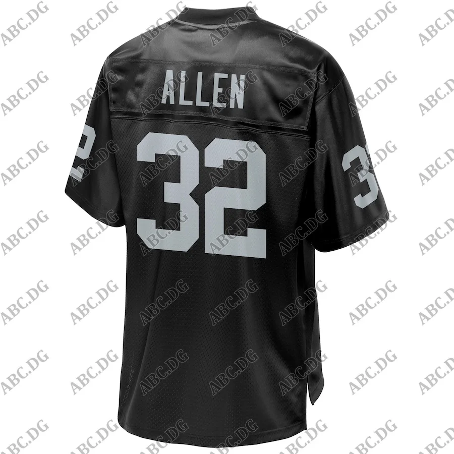 

Customized Stitch American Football Jersey Men Women Kid Youth Las Vegas Marcus Allen Pro Line Black Retired Team Player Jersey