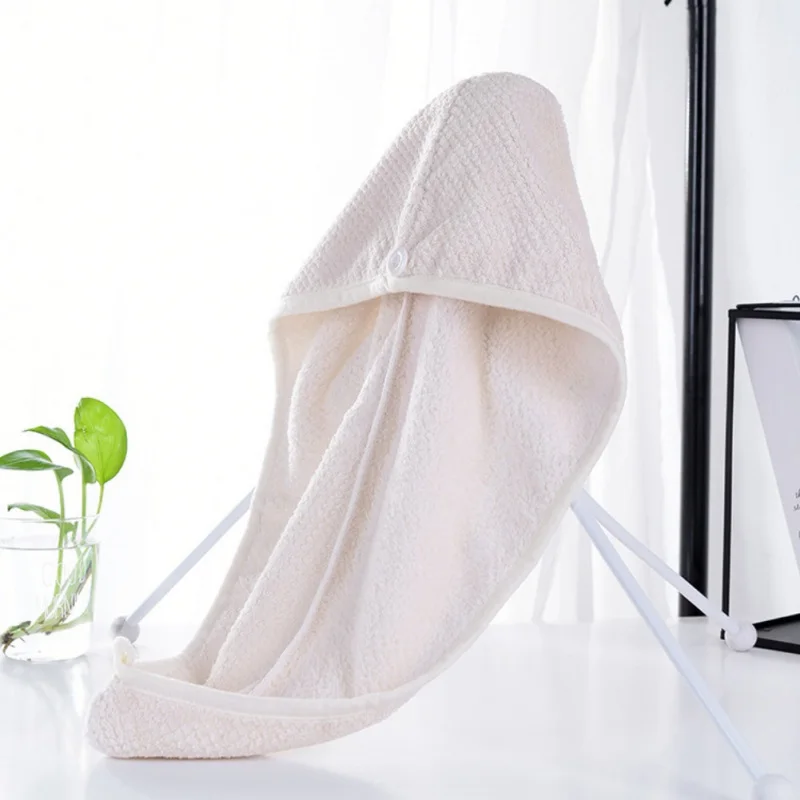 Уход за волосами коралловый флис полотенце для сушки волос супер впитывающая