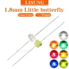 1000 шт.пакет 1,8 мм светодиодные лампы в линии белый зеленый цвет желтый, синий; размеры 3443 красный зеленый светильник на светодиодах прямо с плоским дном Lndicator светильник