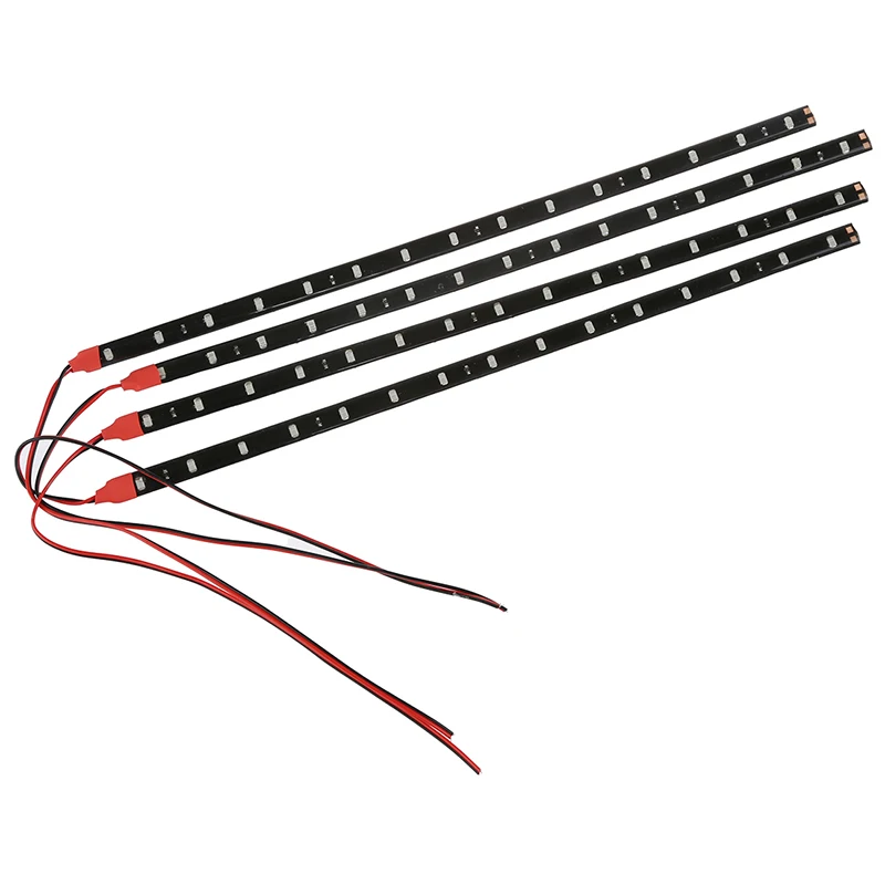 

4 х клейкая Strips15 светодиодный 30 см 12V Водонепроницаемый Гибкая повязка Красный