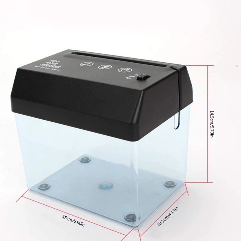 USB Electric Dual-Use Mini Paper Shredder Small A6 Bill Letter Document Invoice Desktop Cutting Tool with Opener | Компьютеры и офис
