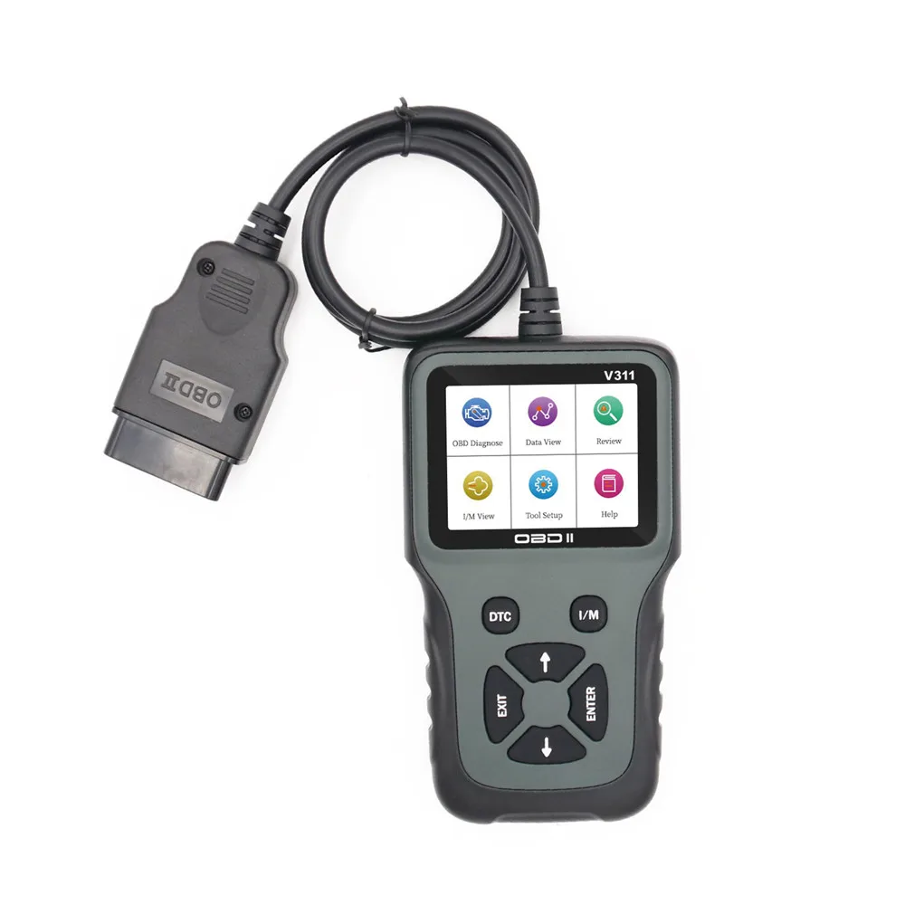 

Diagnostic Scanner Tool 4-Languages Practical Multi-functional Durable Portable Auto Car V311 Support Many Protocols 2022
