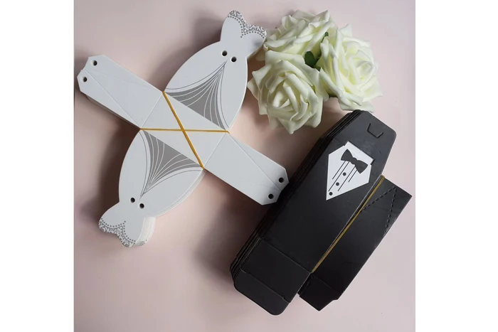 Сладкий дом коробка конфет жениха свадебный стиль 8 5x5 8x3 см WWO66|Подарочные сумки и