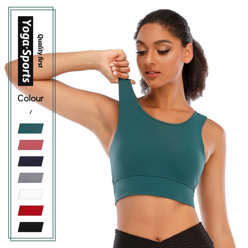 

Новинка, модный спортивный бюстгальтер в европейском и американском стиле, спортивный бюстгальтер с полным запахом, ударопрочный бюстгаль...