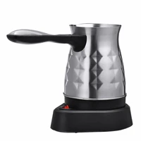 600w turkish coffee pot electric maker quick heat teamilk making machine household office plastic italian espresso moka pot