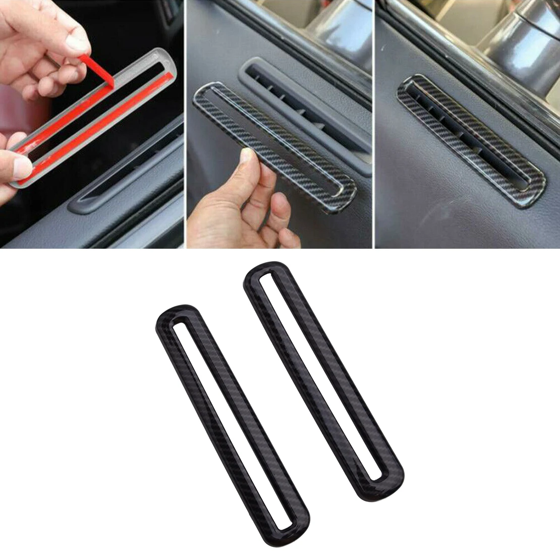 

2x дверь вентиляционное отверстие Выход Накладка рамка подходит для Dodge Challenger 2015-2019