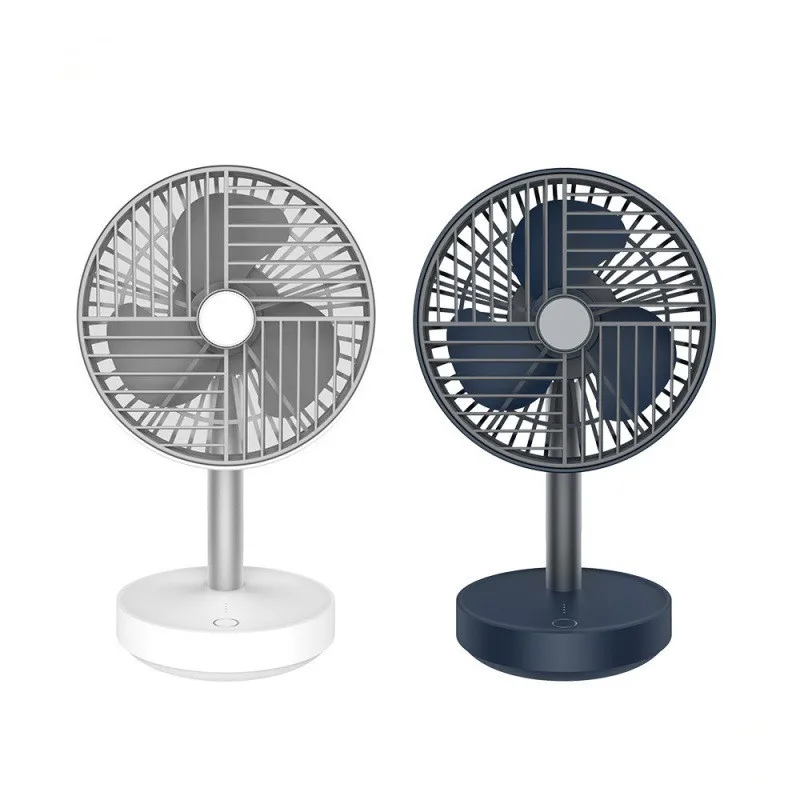 

Desktop Mini Fan Creative Office Lower Noise USB Rechargeable Battery Operated Automatic Shaking Household Fan Portable Mini Fan