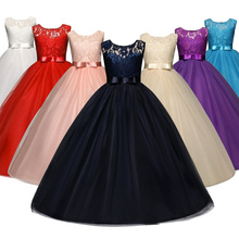 Vestidos Vestido de encaje de tutú para niñas...