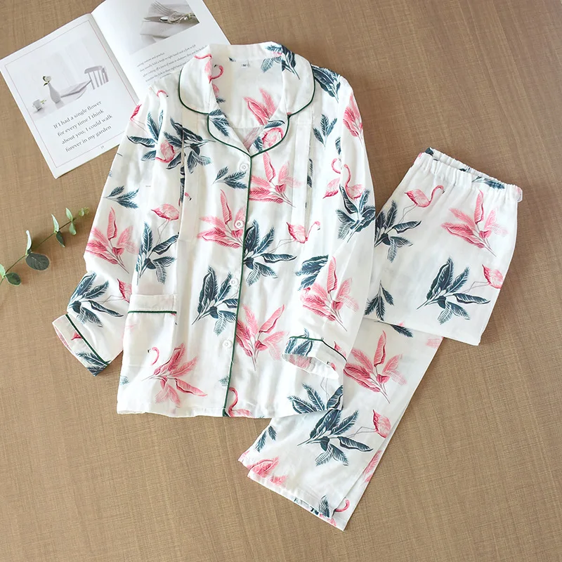 Fdfklak Long Sleeve Pregnant Sleepwear Cotton Maternity Pyjama Breastfeeding pajamas Autumn New Nursing Sleeping Clothes | Мать и ребенок