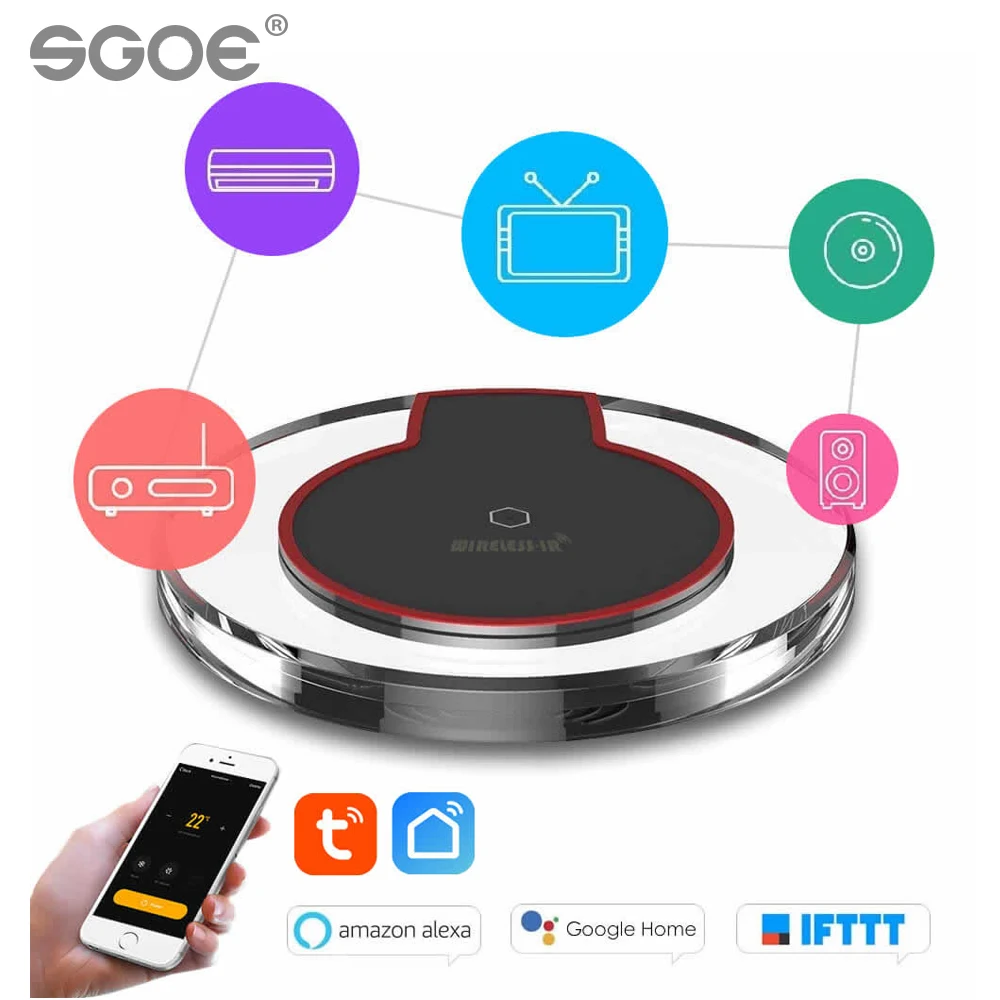 Tuya WiFi ИК умный инфракрасный пульт дистанционного управления центр Wi Fi