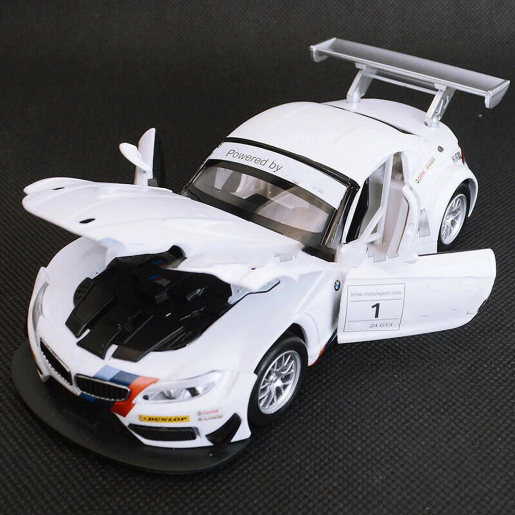 

Pull Back 1:32 BMW-Z4 GT3 Alloy Diecast Vehicle Model Kids Xmas Toy Gift Car Model Model Cars Kits To Build