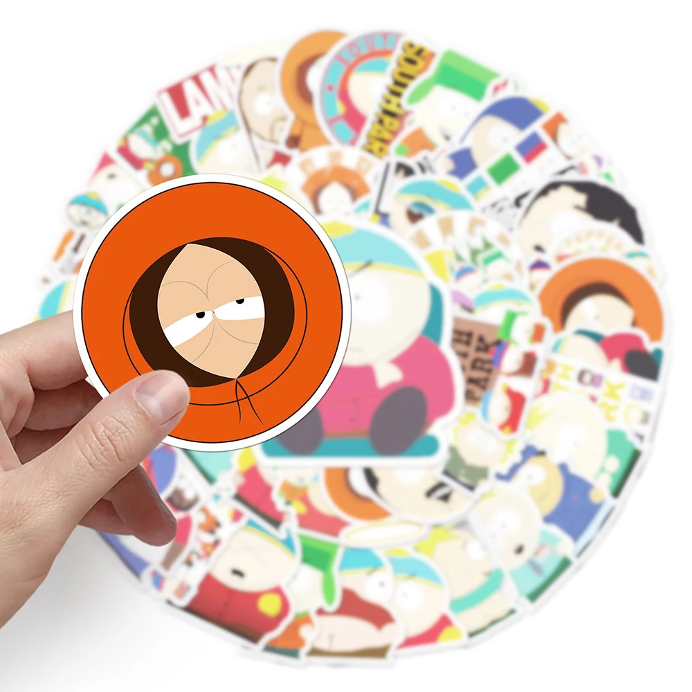 103050pcs animation southpark graffiti stickers car laptop skateboard phone bike luggage waterproof sticker decal kids toy free global shipping