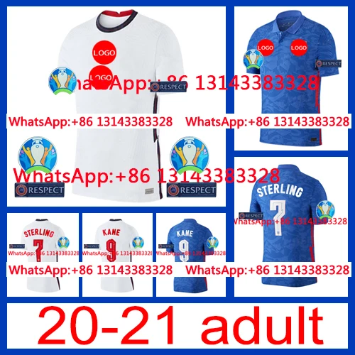 

20-21 England custom shirt adult 2021 Free shipping 2020 Best quality Top Best