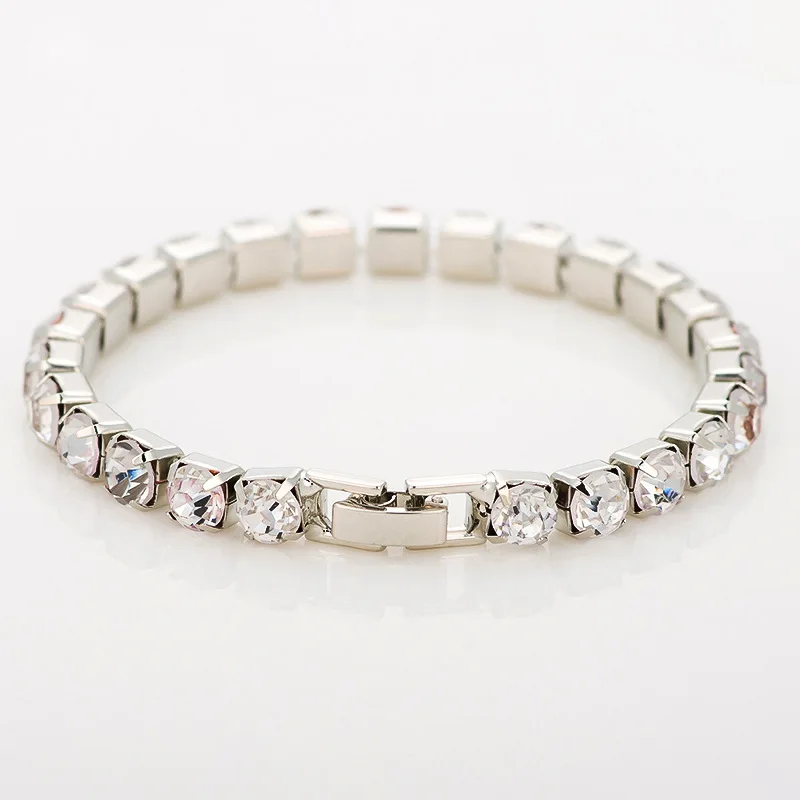 Прозрачный фианит в римском стиле Свадебные Браслеты &amp Браслеты-кольца хип-хоп