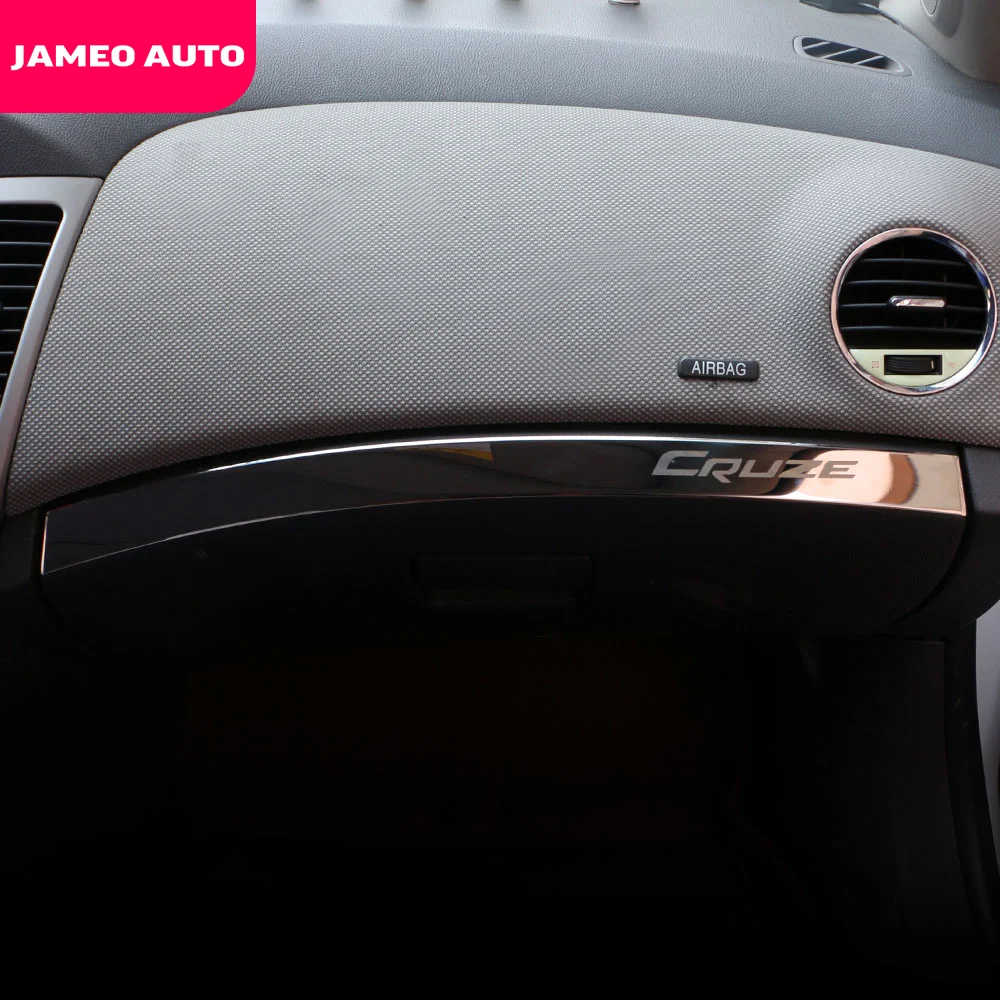

Jameo Auto Car Stainless Steel Storage Box Trim Decoration Sticker for Chevrolet Chvry Cruze 2009 - 2015 LHD Accessories