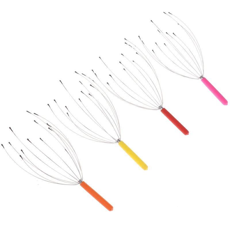

1pcs Octopus Head Massager Scalp Relaxation Metal Neck Head Relax Massager Relief Body Massager Remove Muscle Tension Tiredness