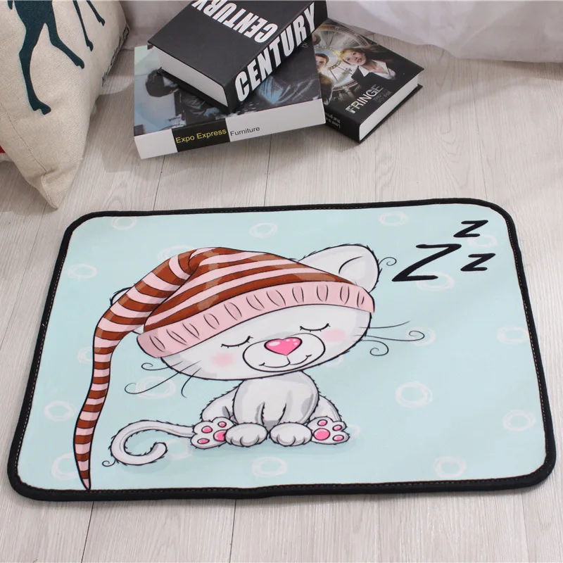 Cartoon Coffee Table Carpets Water Absorption Rug Set Mattress for Bathroom mat Bath Mats Floor Toilet Carpet | Дом и сад