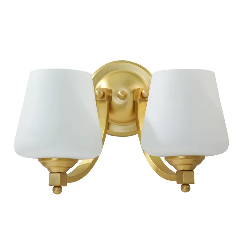 Светодиодный настенный светильник в европейском стиле подвесной из меди и