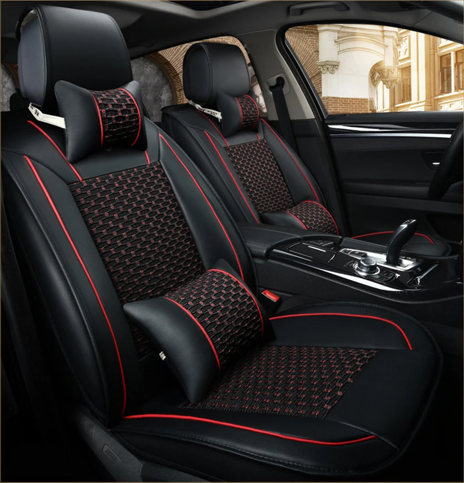Чехлы для сидений и поддержка Kia K2 K3 K4 K5 K9 Sportage Rui Sorento Borrego Cadenza Tire Track Detail Styling Car Seat