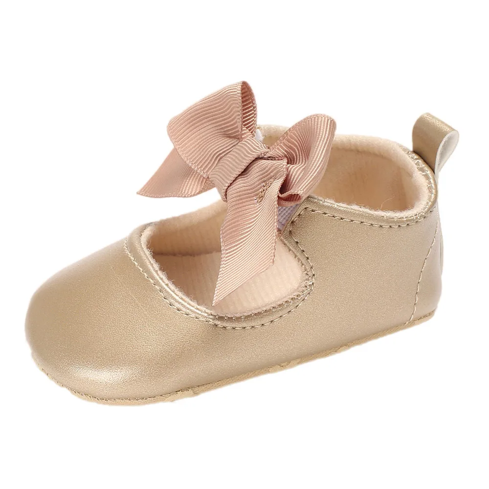 Детские кроссовки повседневная обувь с бантом принцессы мягкой подошвой для