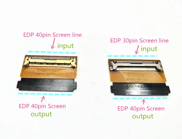 Новый экран светодиодный EDP 30pin к 40pin конвертер кабель адаптер разъему |