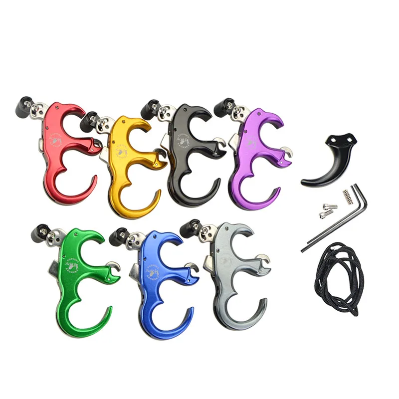 TP420 стрельба из лука релиз спиды 3 или 4 палец ручка для большого пальца суппорт LH/RH