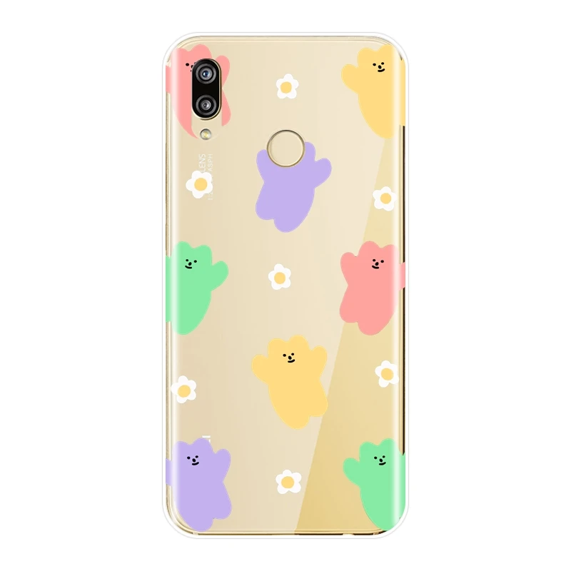 Back Cover For Huawei P9 P10 P Smart Plus P20 Lite Pro Candy Bear Silicone Soft Phone Case P8 2017 | Мобильные телефоны и