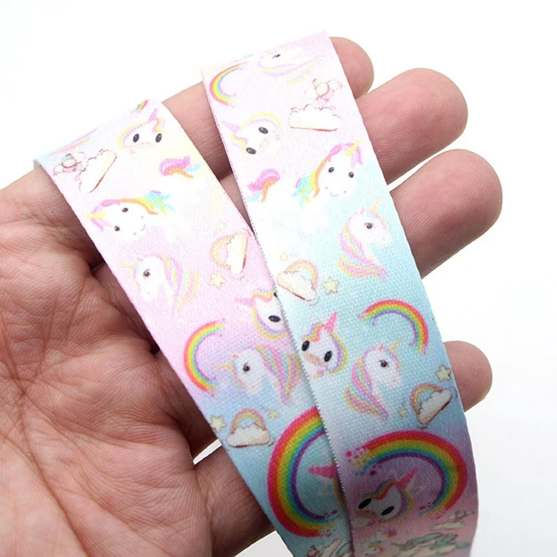 Mobile Phone Straps USB badge holder DIY Hang Rope Unicorn Neck Strap pop Cartoon Lanyards for keys ID Card Gym