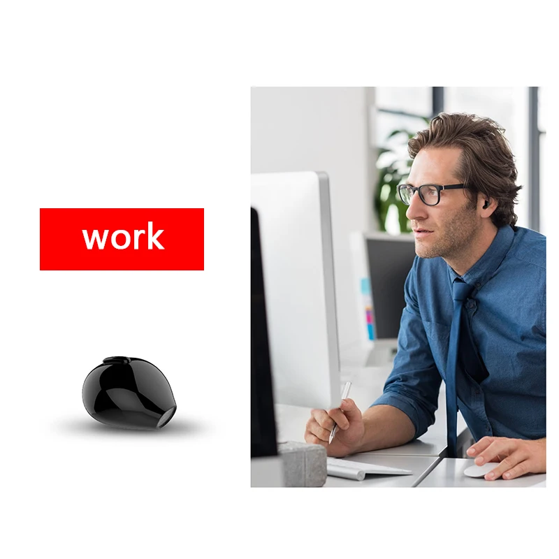 Ультраневидимая Bluetooth гарнитура Mini X20T с зажигалкой стерео беспроводные наушники