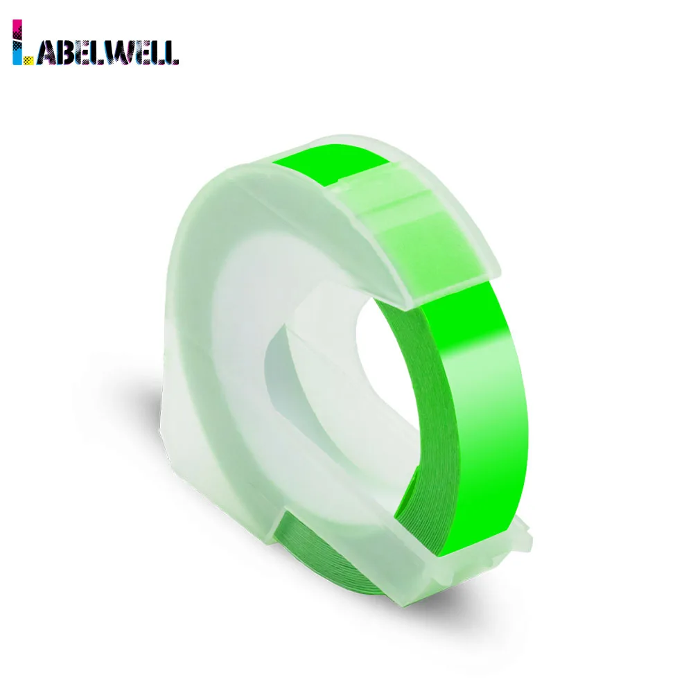 Labelwell 9 мм совместимый с Dymo 3D пластиковая лента тиснением для принтера Лента