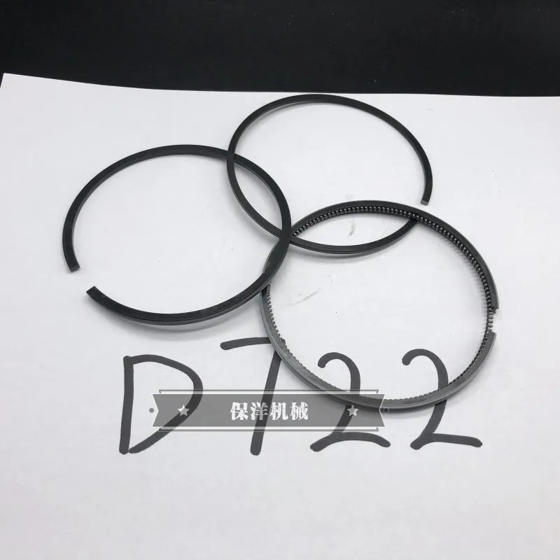 

free shipping for Kubota Jiubaotian U10-3 KX008-3 excavator generator set Kubota D722 engine piston ring digger