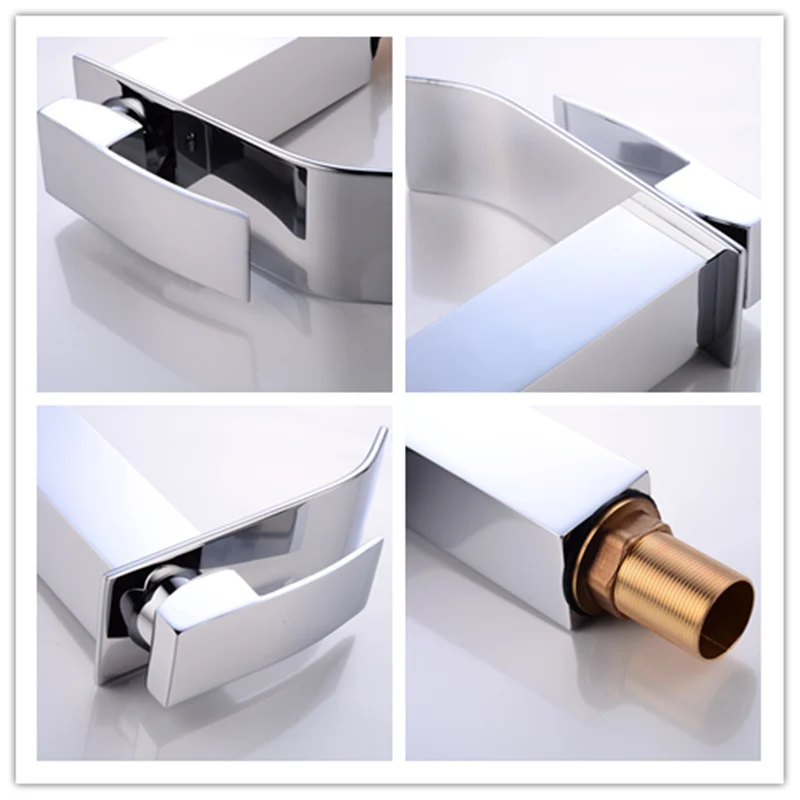 Однорычажный смеситель для раковины однорычажный из полированного хрома с