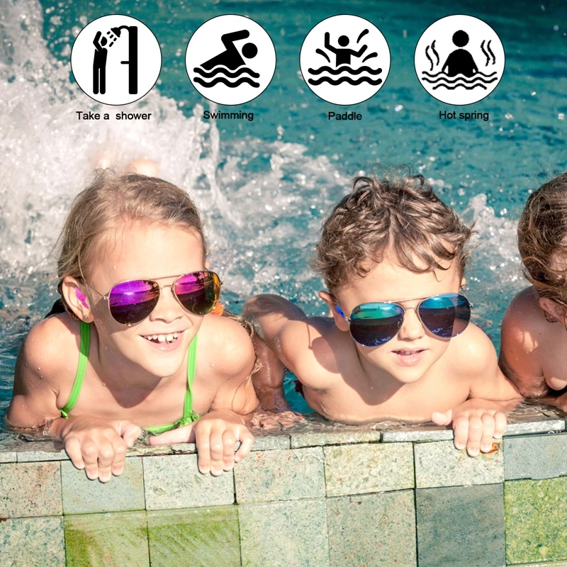 

6 Pairs Soft Ear Plugs Swimming Silicone Waterproof Dust-Proof Earplugs Diving Water Sports Swim Swimming Anti-noise Accessories