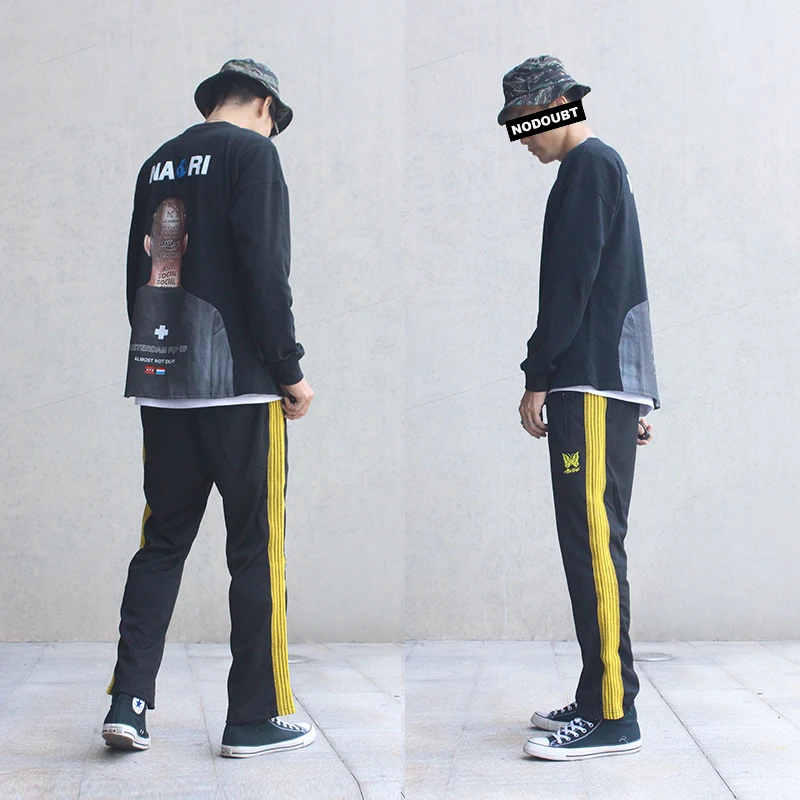 Мужские и женские спортивные брюки с вышивкой бабочка|Повседневные брюки| |