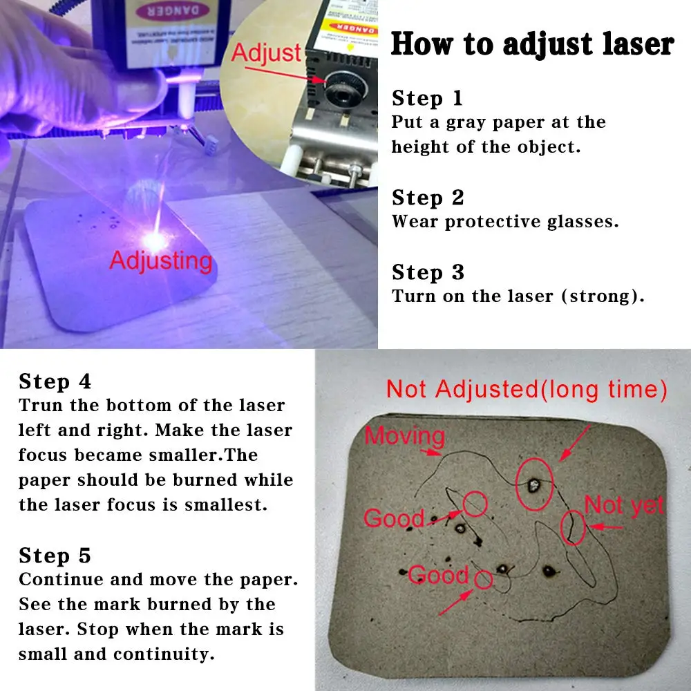 DIY 7 Вт/10 Вт 40*50 см лазерный гравировальный станок Настольный деревянный маршрутизатор/резак/принтер/CNC лазерный станок, рабочая зона 40 см x 50 см