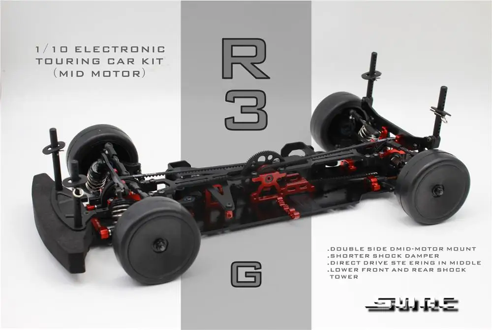SNRC 120002 R3-G 1 / 10 1:10 RC CAR модель стандартный Стекловолоконный центр электрическая