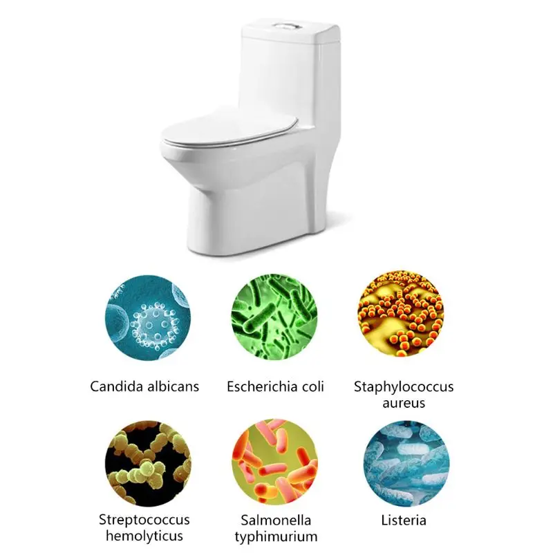 

Mini UV Sanitizer Toilet Portable Light Disinfection Lamp USB Rechargeable for Home WC Bathroom