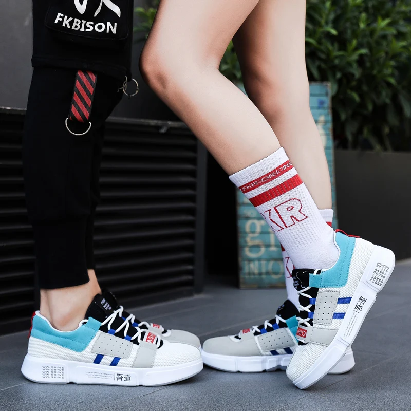 

causal shoes for Lovers Couple Comfortable Outdoor Fashion Leather Shoes Breathable zapatos de hombre S4810-4815 Morliron