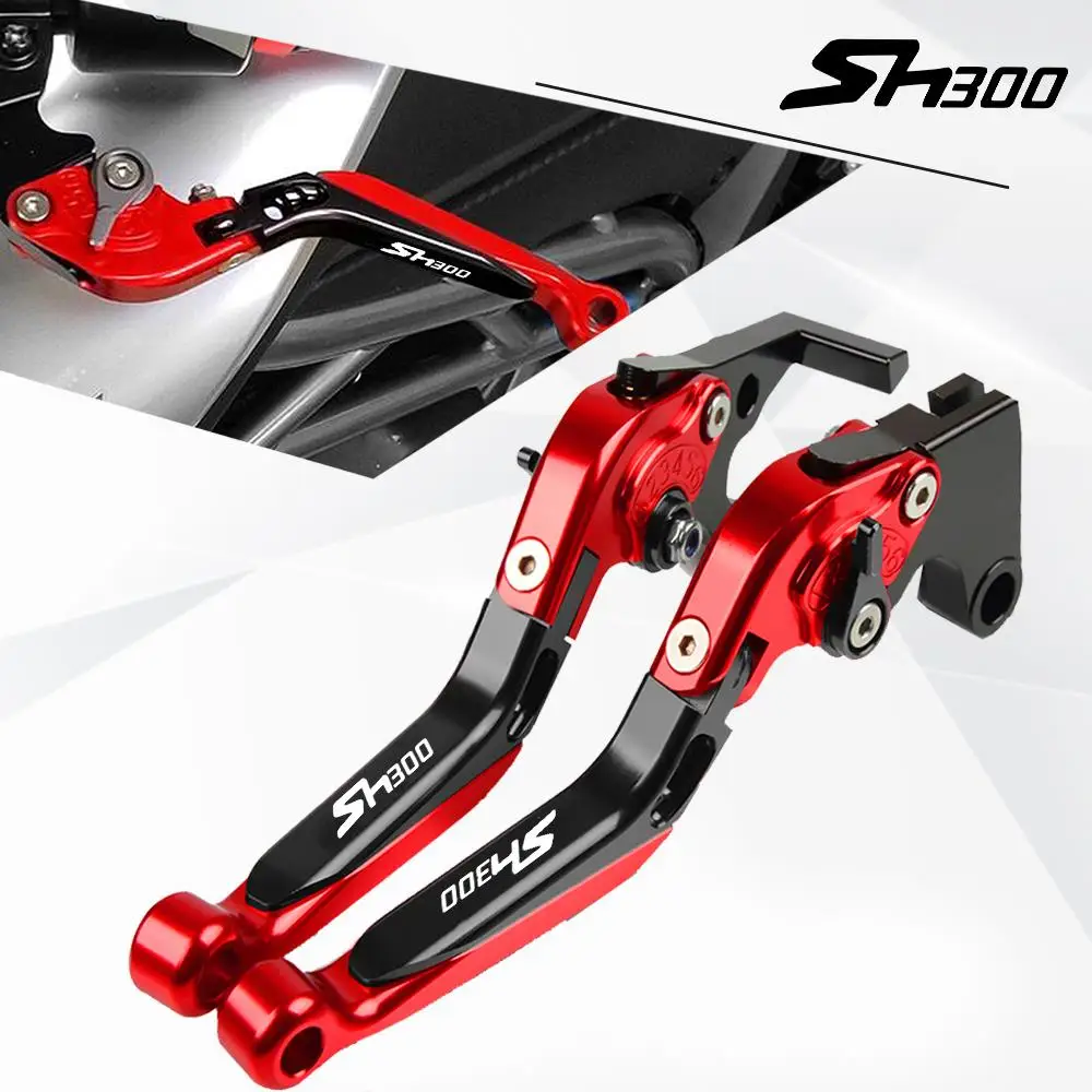

Для мотоцикла HONDA SH300 2018, Алюминиевая выдвижная Складная регулируемая ручка тормоза, фонарь тормоза, мотоцикл SH 300