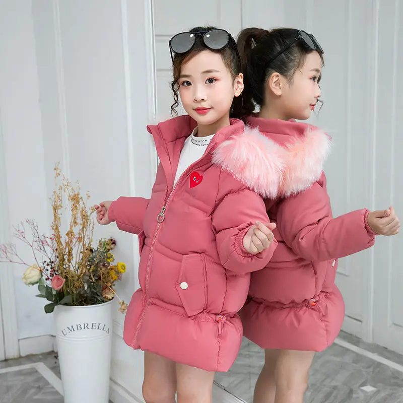 Новинка 2019 зимняя куртка для девочек детские теплые пальто детская верхняя