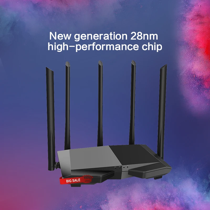 GLC7 AC1200M 10/100 м Беспроводной Wi Fi роутер с 2 4 ГГц/5 8 ГГц антенна высоким коэффициентом