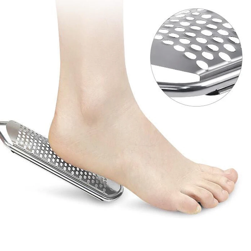 Очиститель для ног из нержавеющей стали резиновый инструмент педикюра удаления