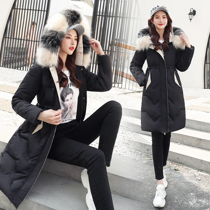 Горячая Распродажа женские парки утолщенная верхняя одежда тонкие куртки