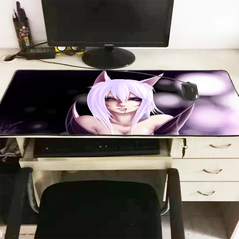 Mairuige сексуальный Ahri Skins игровой коврик для мыши 80*30 см XL большой водонепроницаемый коврик для мыши Коврик для игры League of Legends геймер Настольный коврик