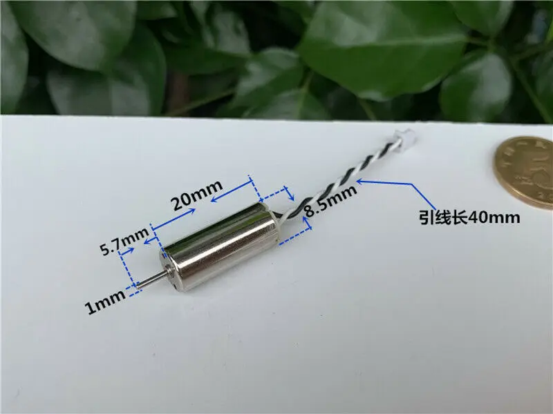 

Миниатюрный Микро-электродвигатель с полым ротором, 8520, 8,5 мм х 20 мм, 3,7 В постоянного тока, 4,2 в, 48000 об/мин